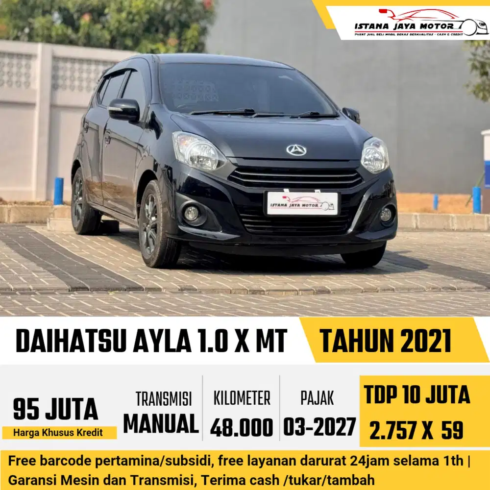 Daihatsu Ayla X Manual 2021