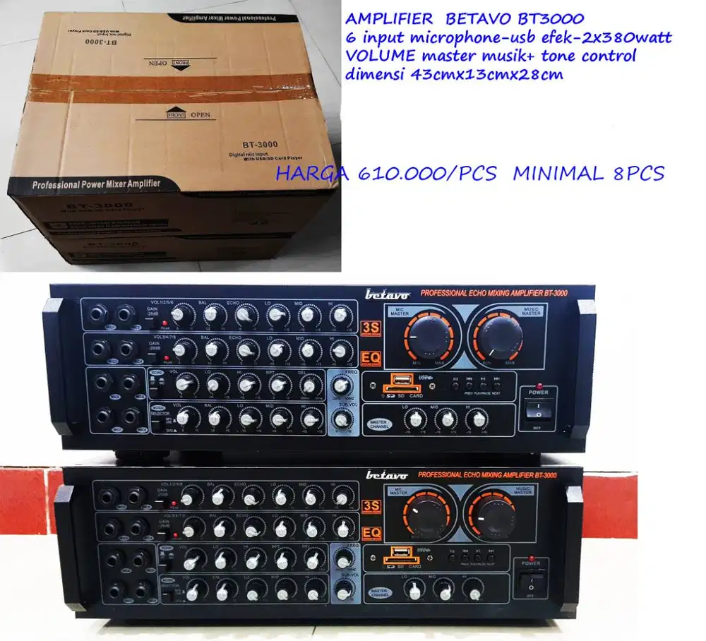 new sound amplifier model top bagus minimal 2pcs