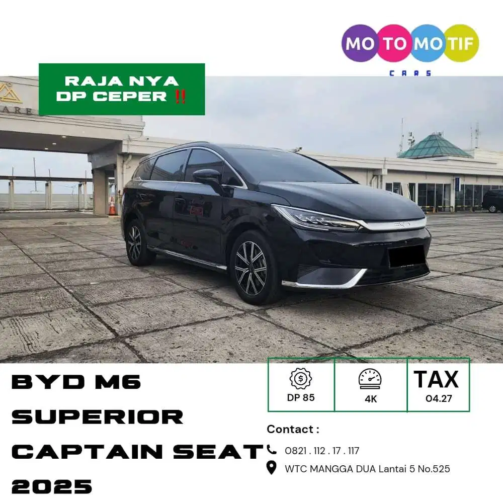 [ DP 85 ] BYD M6 SUPERIOR CAPTAIN SEAT 2025