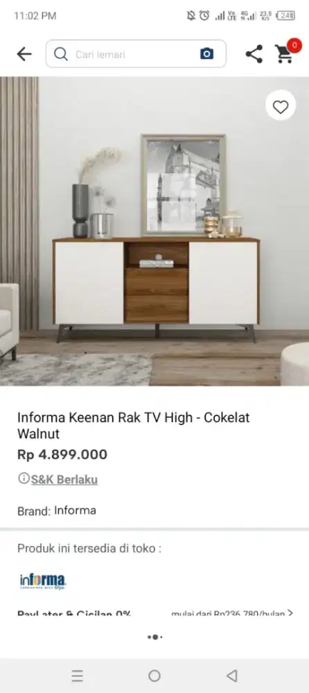 Meja TV brand Informa