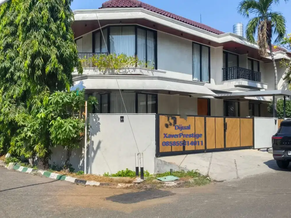 5-15 DIJUAL RUMAH BARU SIAP HUNI FULL FURNISHED DI JL ALAM SEGAR PONDOK INDAH JAKARTA SELATAN  SHM  Luas Tanah: 260 m² Luas Bangunan: 345 m² Kamar Tid