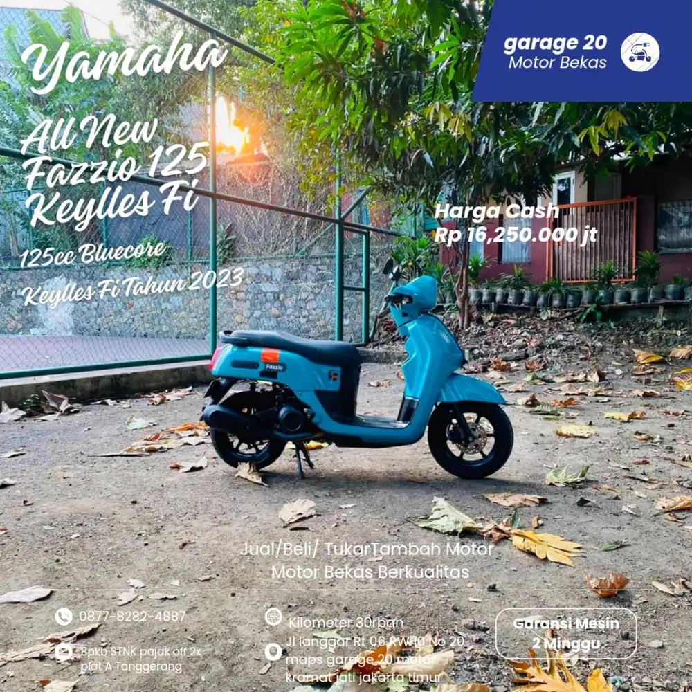 Yamaha All New Fazzio 125cc Keylles Aks SSS Tahun 2023