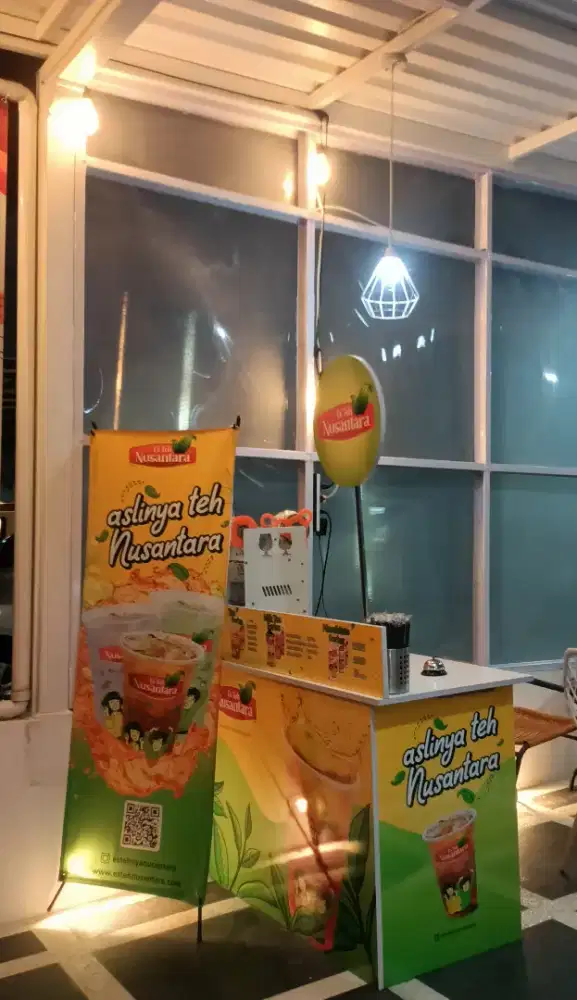 Jual Booth Gerobak Minuman Teh Nusantara