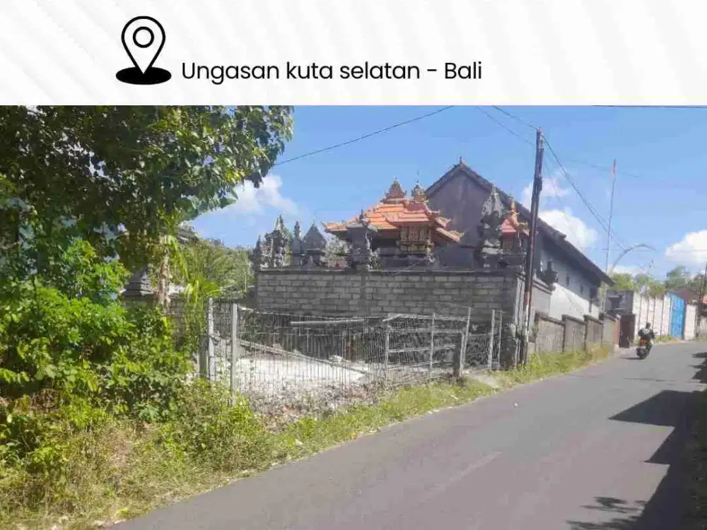 DIJUAL CEPAT TANAH LOKASI UNGASAN Jln. Taman Paradise / Dekat dengan Nirmala Ungasan