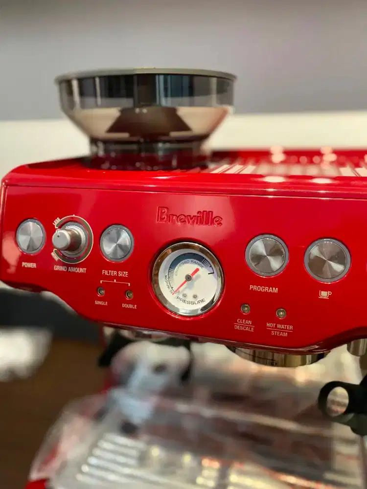 MESIN KOPI Breville The Barista Express Cranberry limited edition