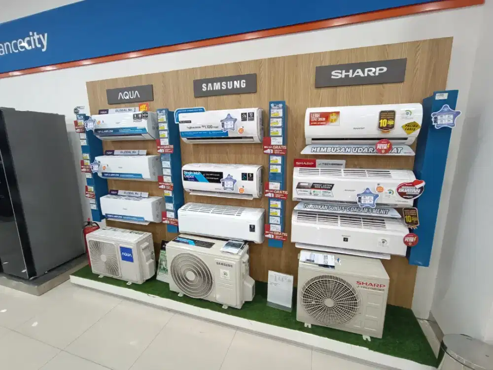 Redy AC berbagi merek berbagai ukuran
