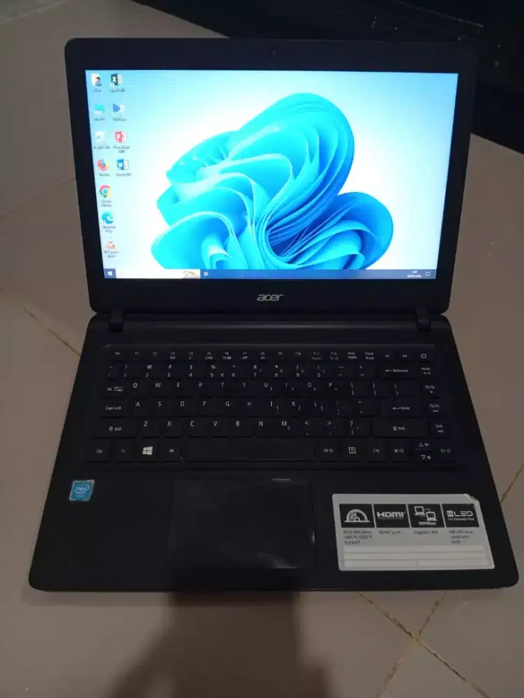 LAPTOP ACER RAM 10 GB INTEL N3395 Windows 10 pro no minus