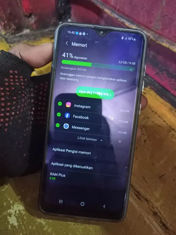 Samsung a31 RAM 8+8/128, sudah NFC & Dolby Atmos, baterai 5000mAh.