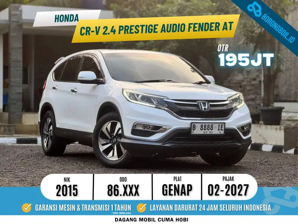 Tangan Pertama dari baru CRV 2.4 Prestige Audio Fender AT 2015 Putih