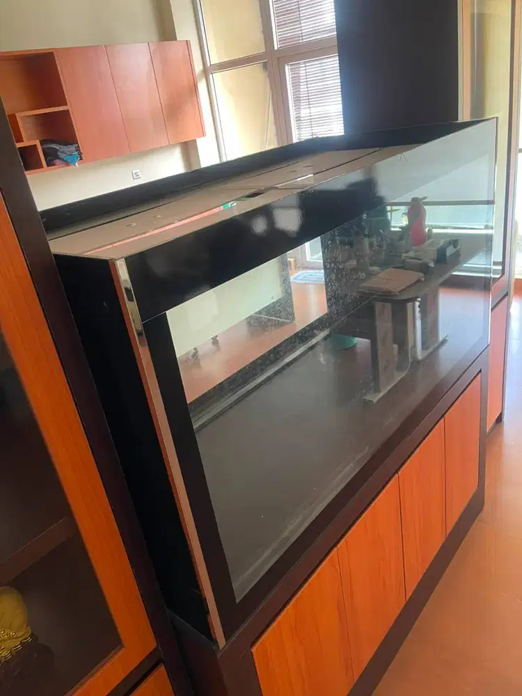Dijual  Rak/Kabinet Custom Premium + Bonus Akuarium Besar 150x70x80 cm