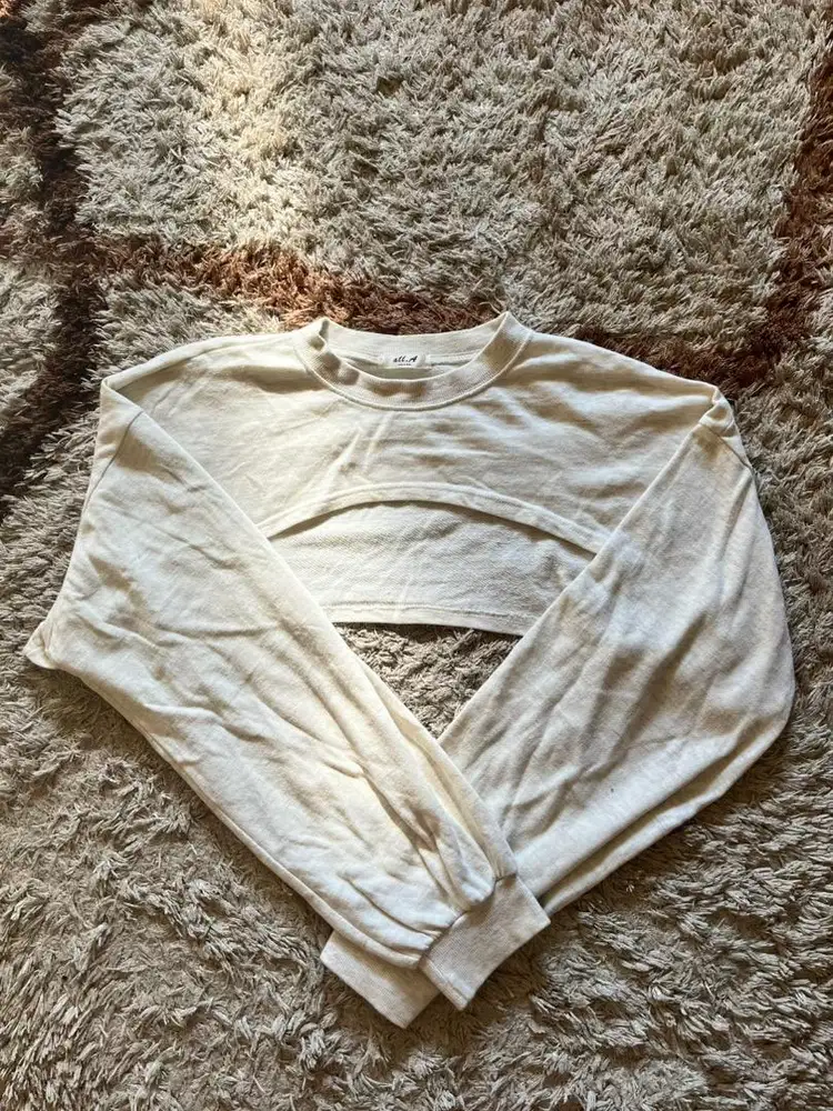 baju atasan wanita croptop