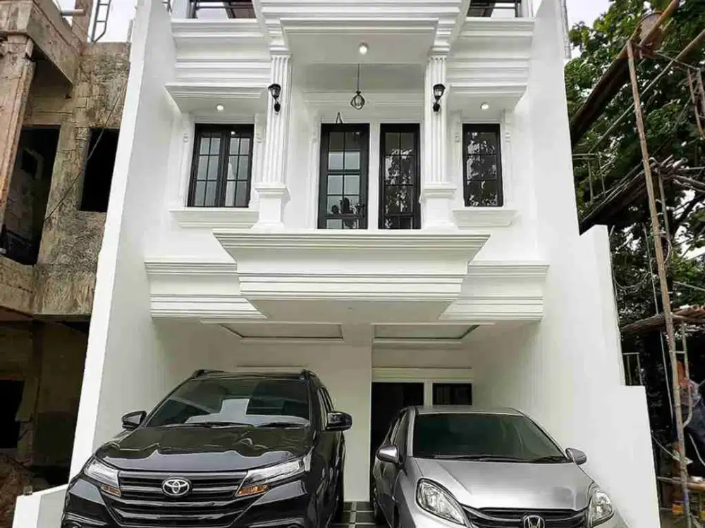 Rumah Ready Stok gaya American Clasic di Tanah Baru Beji Depok
