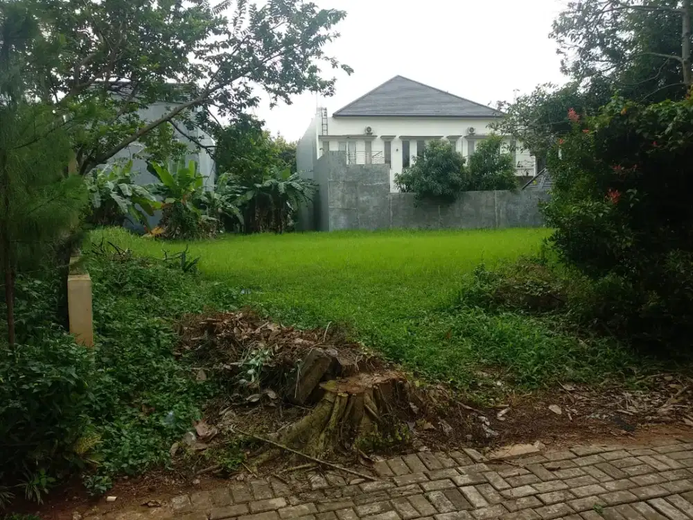 Jual Cepat Kav di Kemang Pratama Regensi, Bekasi Luas 1448m2, pojok, SHM, hadap Timur dan selatan