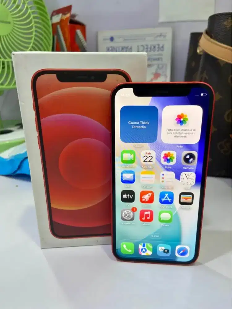 iPhone 12 Mini 128 GB ex iBox Resmi (second)
Warna Red