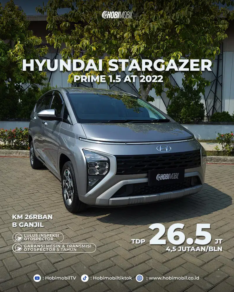 Garansi mesin 5 tahun Hyundai Stargazer Prime at 2022