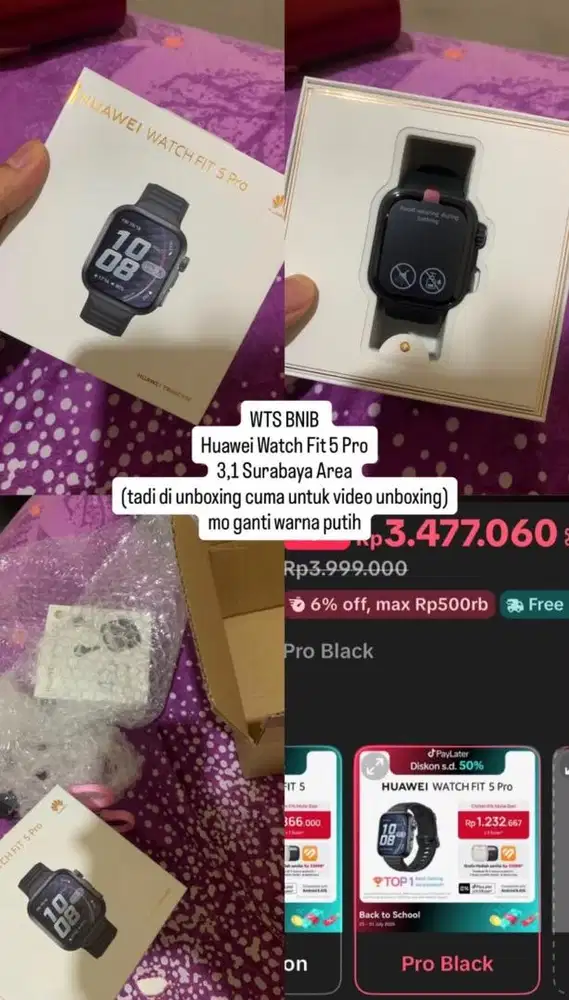 Huawei Watch Fit 5 Pro Negotiable