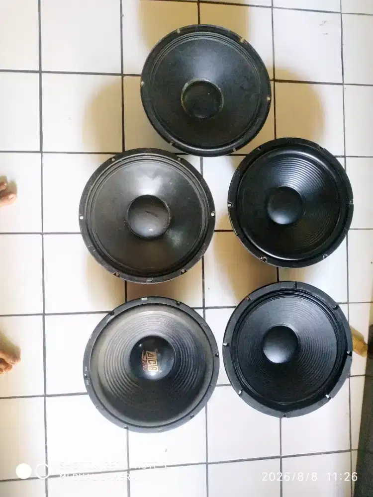 Dijual speaker 12 inchi  5 pcs