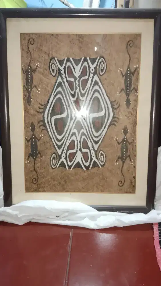 Lukisa kayu dari papua