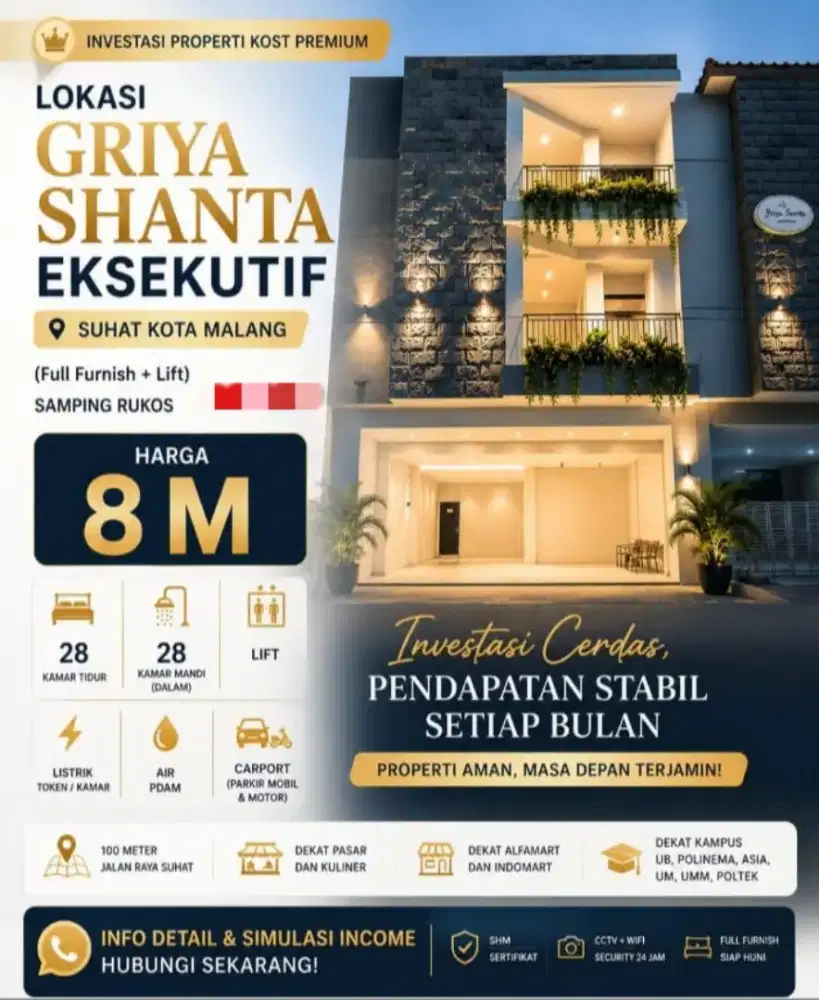 Rukos/Homestay Suhat 28 km 8 M
