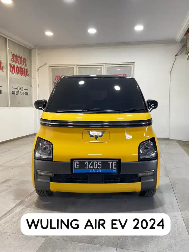 WULING AIR EV 2024 KUNING NOPOL G STNK PANJANG SIAP PAKAI