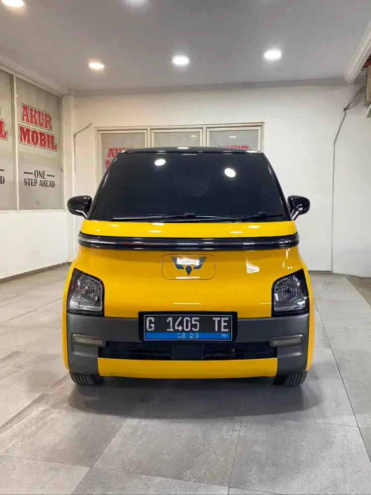 DP 36JT! WULING AIR EV 2024 KUNING NOPOL G STNK PANJANG SIAP PAKAI