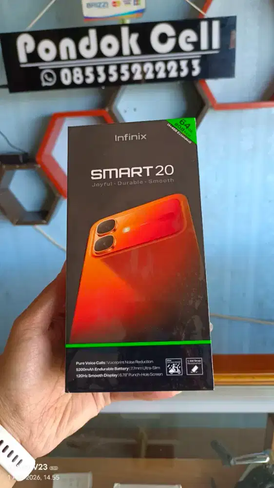 INFINIX SMART 20 4/64 GARANSI RESMI BARU