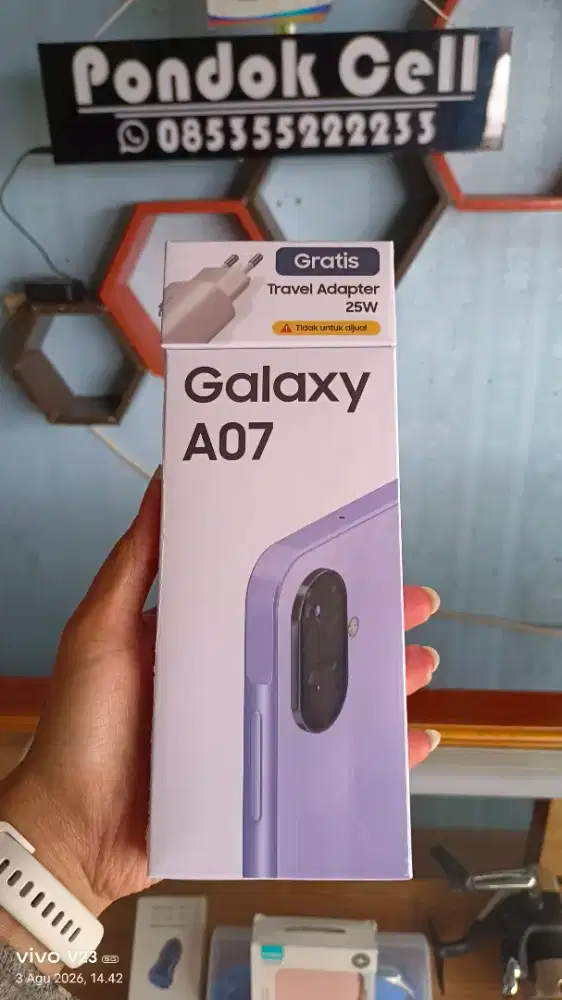 SAMSUNG A07 4/64 GARANSI RESMI BARU