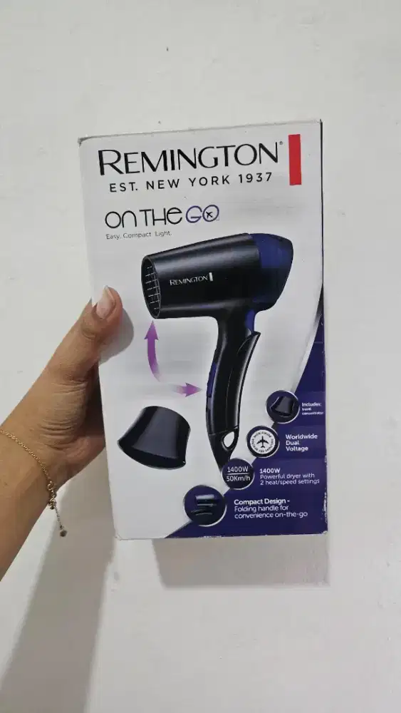 Hair Dryer Remington On The Go