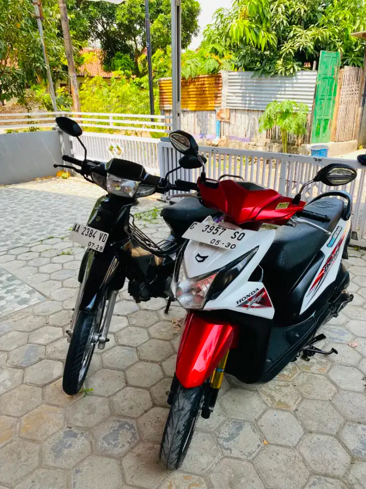 Honda supra x dan beat fi