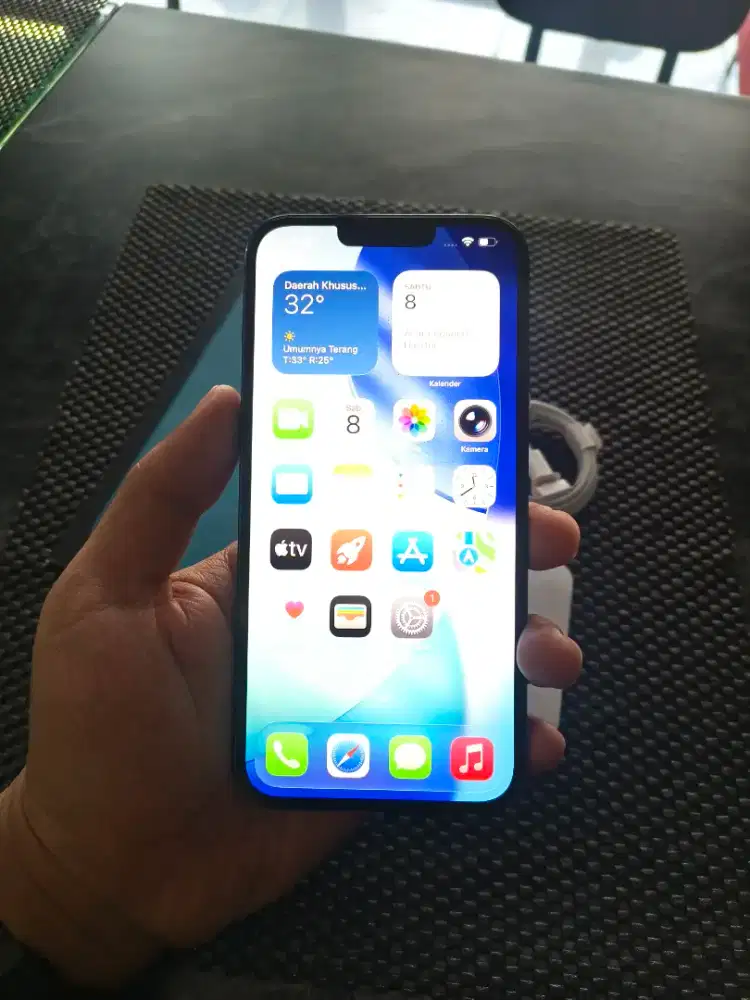 iPhone 13 Pro Max 512 GB 
Warna Biru
(second) beacukai