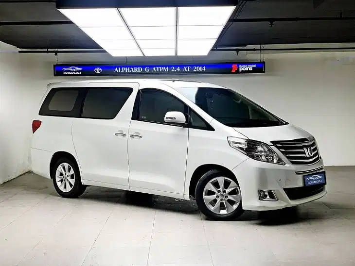 Toyota ALPHARD G 2.4 ATPM Matik 2014 Putih #BKB#