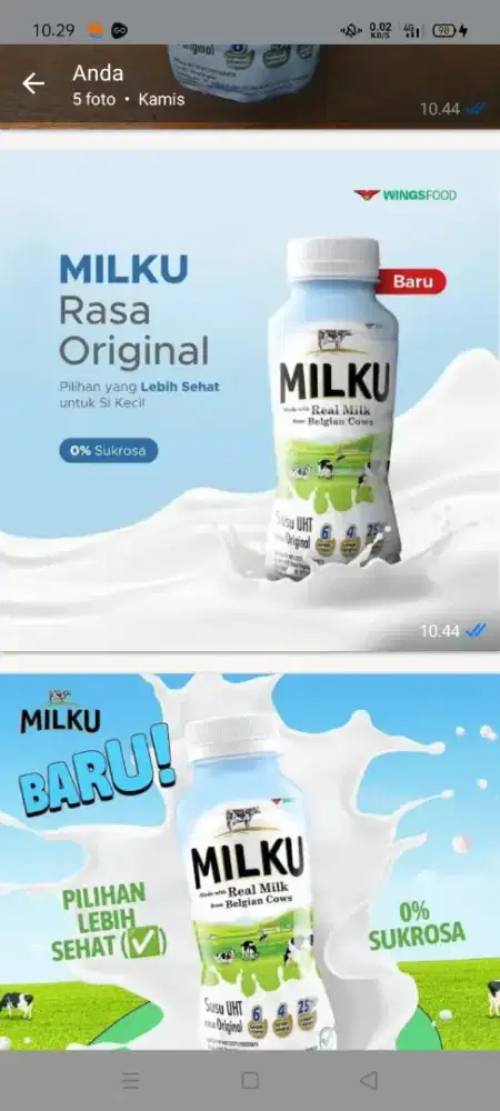 Susu milku 200ml