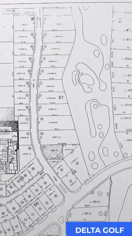 DIJUAL TANAH DI KAVLING GOLF VIEW DELTA GOLF CITRALAND CLUSTER FAVORIT