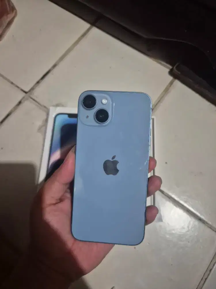 iPhone 14 128gb ex Blibli blue