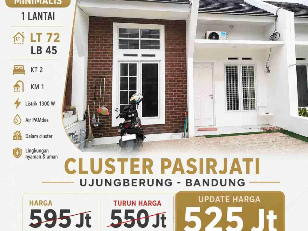 Rumah minimalis 500 Jutaan di Pasirjati, Ujungberung