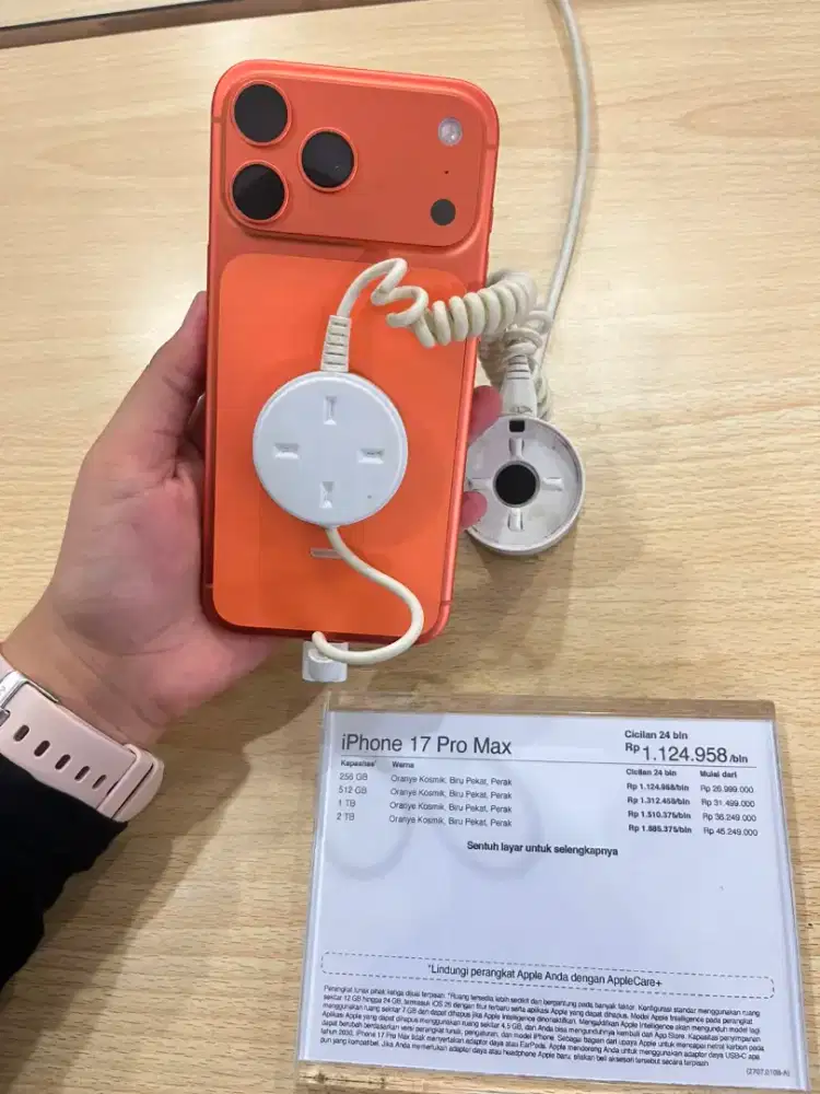 CICILAN TANPA KARTU KREDIT IPHONE 17 PROMAX 256GB