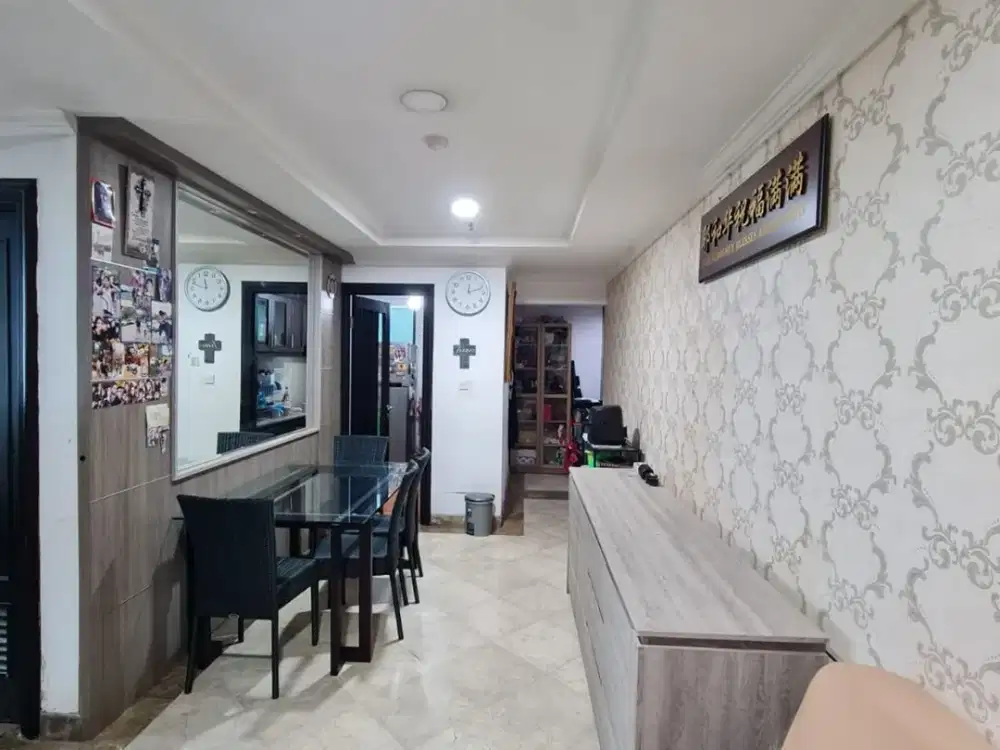 Dijual Apartemen Riverside Pluit Tower Royal, 83,5 M², 3+1 KT, Full Furnished, Rp 1,35 M Nego