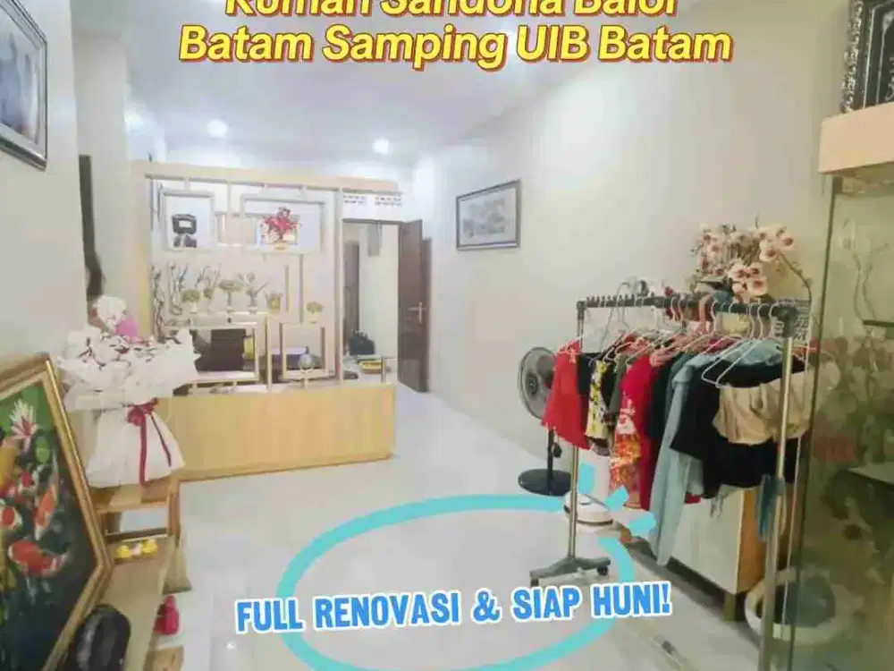 Dijual Rumah Sandona Baloi Dekat Kampus UIB Batam Dekat Grand Batam Mall
