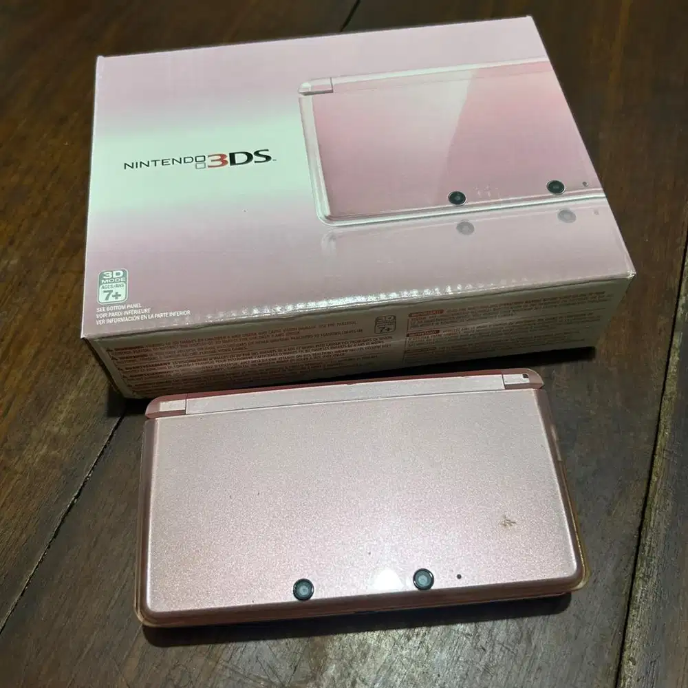 Nintendo 3DS OLD PINK 64GB FULL GAMES