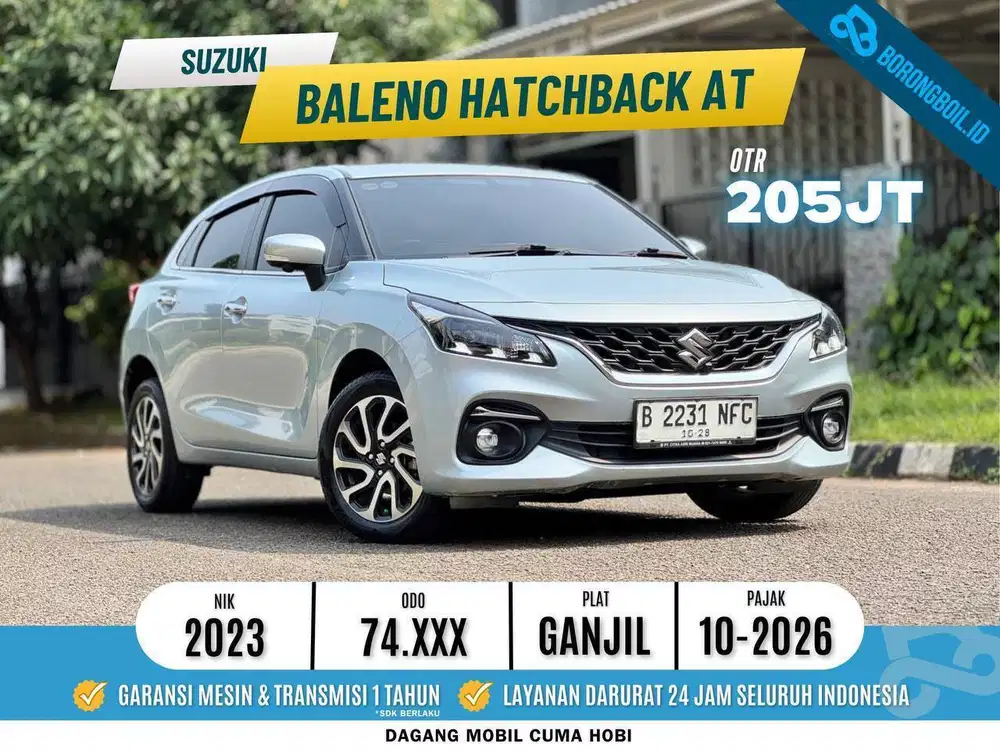xSuzuki Baleno Hatchback AT Silver Metalik 2023