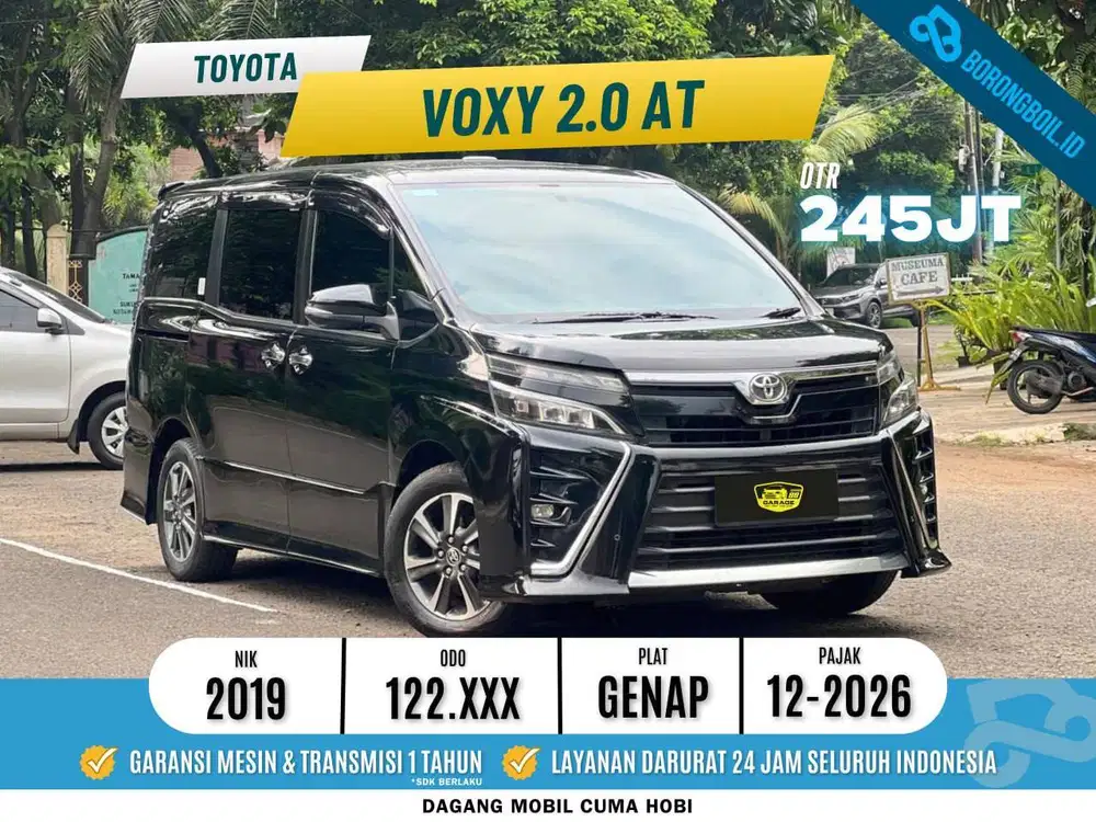 Toyota Voxy 2.0 2019 Hitam DP 5 JUTA