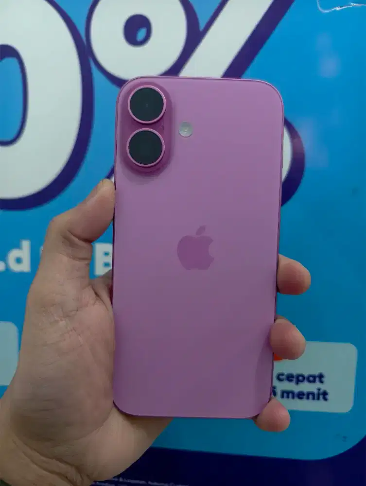iPhone 16 128GB iBox Pink , Garansi Panjang