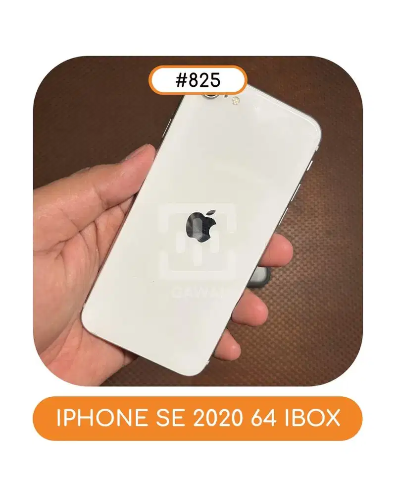 #825 Iphone Se 2020 White 64 Ibox BH 74%