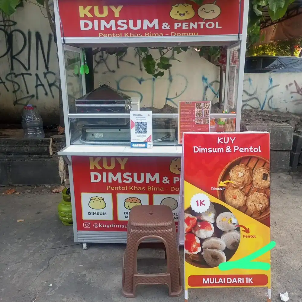 Gerobak usaha murah