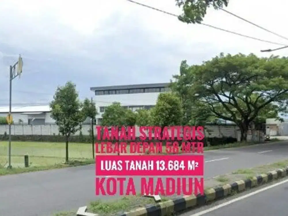 JUAL Tanah LD 58 mtr, Ringroad Barat Kota MADIUN, Baguss