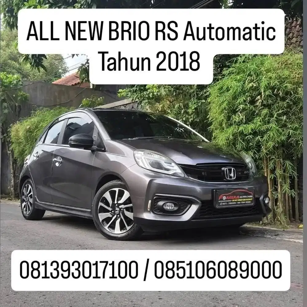 nopol AD, all new brio rs at, th 2018