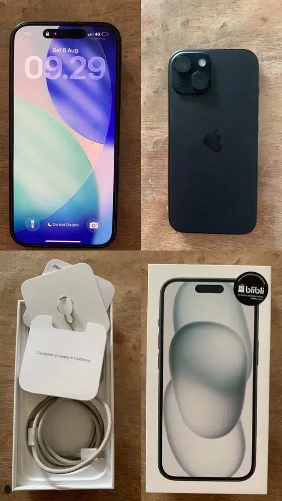 jual iphone 15 black 128gb, pemakaian pribadi juli 2026