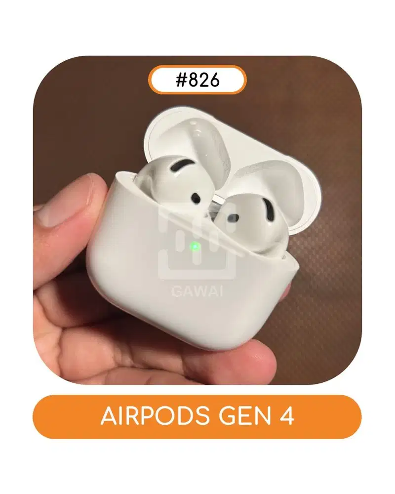 #826 Airpods Gen 4 Garansi 24 October 2026