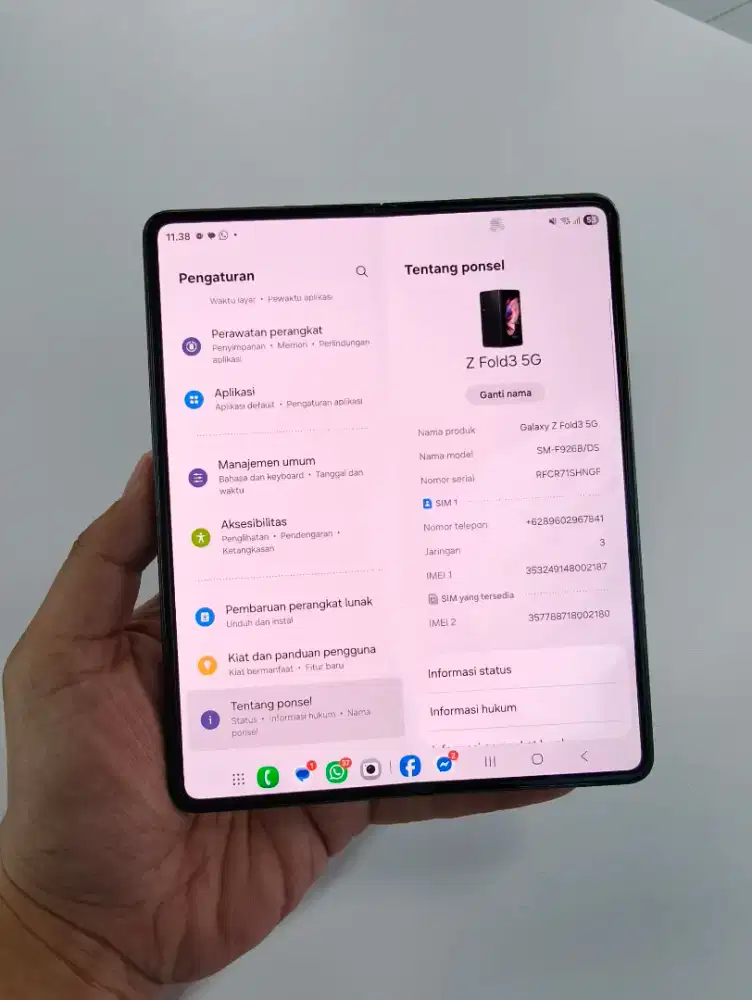 SAMSUNG Z FOLD 3 5G 12/256GB