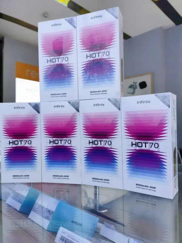 Infinix hot70 segelbox resmi ori